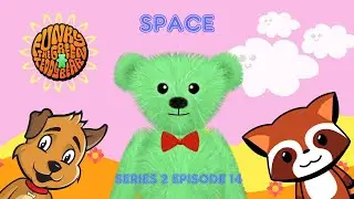 Funky the Green Teddy Bear – Space. Preschool Fun for Everyone! Series 2 Episode 14