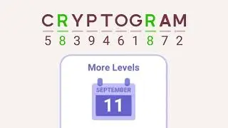 Cryptogram Daily Challenge September 11 2024 - 'Welcome to stockholm' Answers