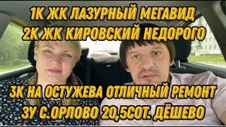 Воронеж. Обзор трех квартир и участка.