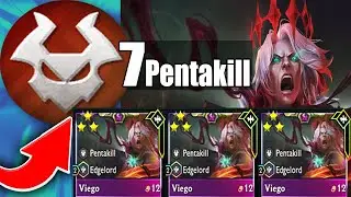 3 STAR VIEGO 7 PENTAKILL | TFT SET 10 RANKED