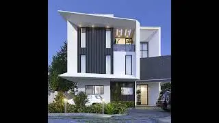 CONTEMPORARY DUPLEX - MODELLED AND RENDERED BY MJC #3darchitecturalvisualization #3dexterior