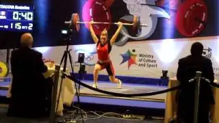 TRETIACOVA Ecaterina.MDA .69 kg Category women.115kg Clean& JerkK