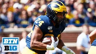 Zach Charbonnet Sets Michigan Freshman TD Record | Michigan Football