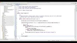 CompletableFuture runAsync Method Video 58