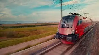Travelling on the ÖBB Railjet