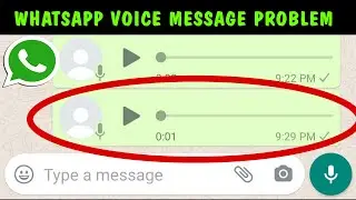 How To Fix WhatsApp Voice Message Problem Solve || Whatsapp 1 second Voice Message Limit Problem