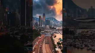 The stunning Hong Kong skyline!! Full 4K Video in Link 