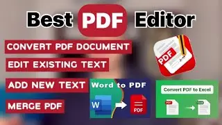 PDF edit kaise kare,PDF edit kaise kare laptop main,Best PDF editor  