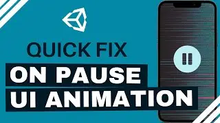 Unity Tutorial : Animate UI screen during pause (TimeScale = 0)