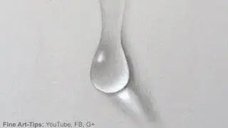 How to Draw a Water Drop Step by Step - Fine Art-Tips