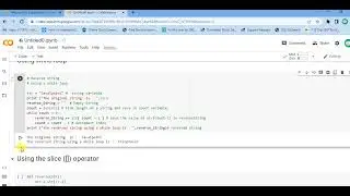 how to reverse a string in python