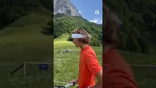 Zverev plays on CRAZY 2500 meter high court