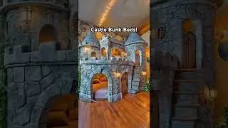 These castle bunk beds would be epic! 🏰🏰