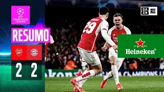 Resumo | Arsenal 2-2 Bayern | Champions League 23/24