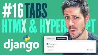 Tabs with Htmx & Hyperscript - Building a web app with Django - Part 16