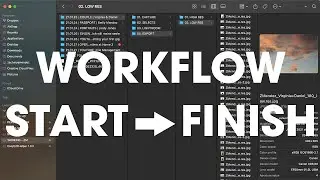 My COMPLETE Photography WORKFLOW - Don't Lose Your Work.