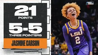 Jasmine Carson heats up for historic quarter in LSU's title win