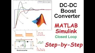 Boost Converters | DC-DC Step-Up Closed loop | MATLAB Simulation | Step by Step
