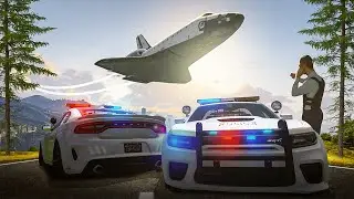 Robbing Banks with the Space Shuttle in GTA 5 RP..