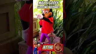 Goofy & Max at Disney's Tower of Terror 