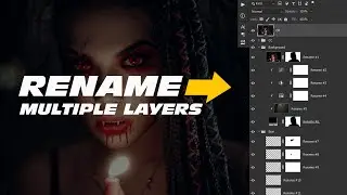 How to Rename multiple layers in Photoshop!