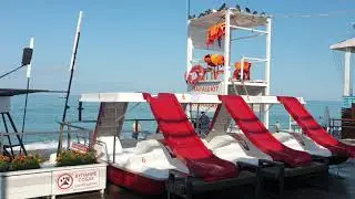 Благословенного летнего утра. Пляж Морская звезда. Море штормит. Погода 28 июня 2023 Воздух +23 С