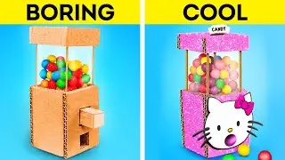 UNIQUE CARDBOARD CRAFTS TO MAKE AT HOME 🔥 Turn Trash into Treasure! Parenting DIY Ideas by 123 GO