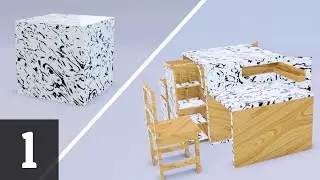 Blender 2.8 Tutorial | Creativity With The Default Cube - Part 1 (Chair & Drawers Modeling)