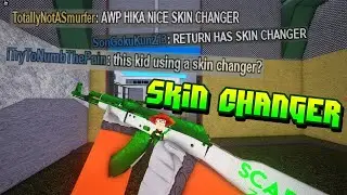 Pretending to use A Skin Changer In Counter Blox