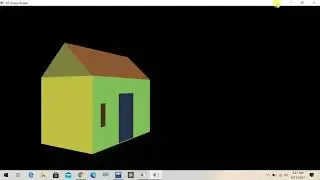Rotating Home Open_GL / Computer Graphics Project With Source Code