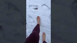 Barefoot In Snow
