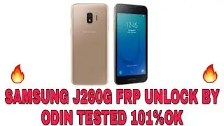 Samsung j260g  frp lock bypass by odin 101% ok