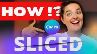 SLICE TEXT in CANVA FOR FREE without Photoshop 2022