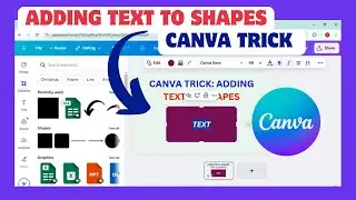 Canva Trick Adding Text to Shapes