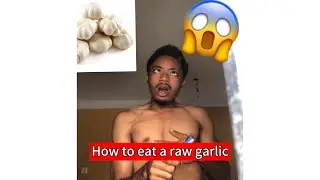 HOW YO EAT A RAW GARLIC WITH MR BEAST 🥶🥶