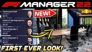 NEW F1 Manager 2022 Game GAMEPLAY MENUS FIRST LOOK!