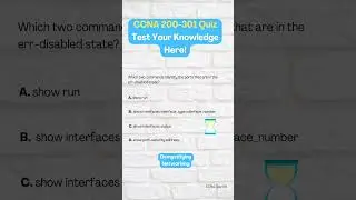 CCNA Quiz 69 Port Security Err Disabled show command #ccna #learning #cisco #ccnacertification #mcq