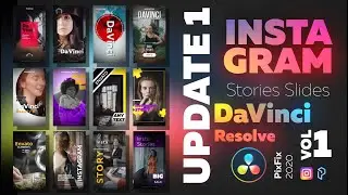 Instagram Stories ( DaVinci Resolve Template )