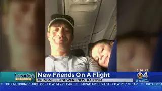 TRENDING- Man Befriends Autistic Boy Flying Alone For First Time