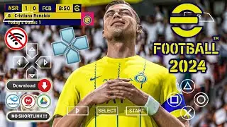 eFootball 2024 PPSSPP BRI Liga 1 Indonesia & Full Asia Android Offline New Kits Transfer Graphics HD