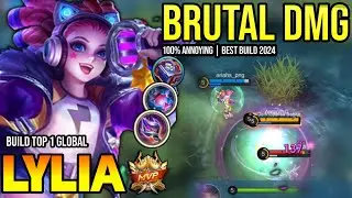 LYLIA BEST BUILD 2024 | BUILD TOP GLOBAL LYLIA GAMEPLAY | MOBILE LEGENDS✓