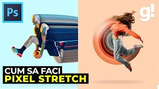 PIXEL STRETCH EFFECT TUTORIAL PHOTOSHOP IN ROMANA