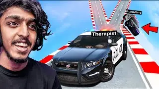 GTA 5 : We Got Raced with POLICE CAR🔥.!!