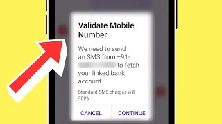 PhonePe Validate Mobile Number Problem | We Need To Send An SMS To Fetch Your Linked Bank Account?