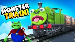 I Summoned the New MONSTER TRAIN! - Amazing Frog?