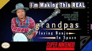 This is my new game: Grandpas Playing Banjo In Space