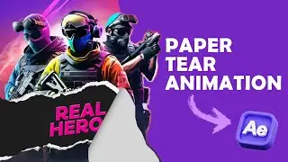 Create Paper Tear Animation - After Effects Tutorial
