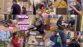 New mom life👩🏻‍🍼|| First outing of my newborn👶