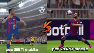 Evolution of Pes Mobile  (2017-2020)