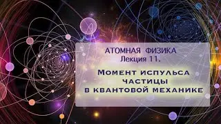 Атомная физика. Лекция 11. Момент импульса частицы в квантовой механике